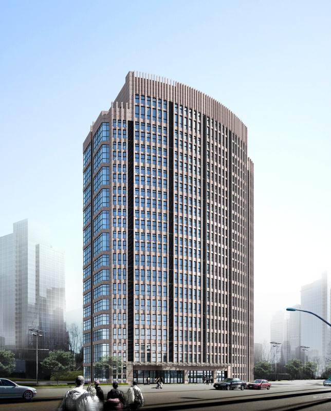 中建聯合|萊鋼大廈萊鋼綜合商務寫字樓項目順利封頂！(圖2)