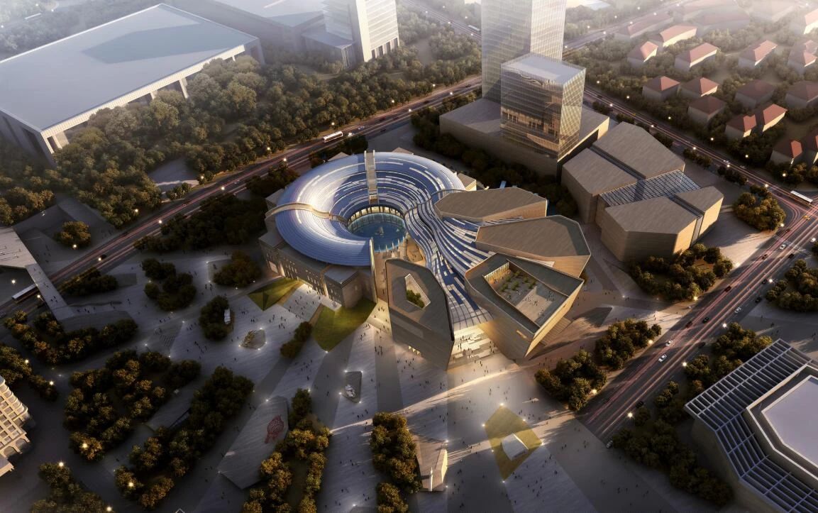 中建聯(lián)合|打造城市文化新空間，青島博物館擴(kuò)建工程正式開(kāi)工(圖6)